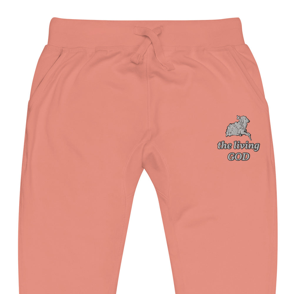 light pink sweatpants