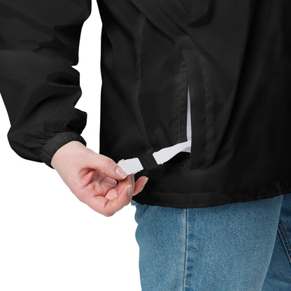 Person wearing a black jacket